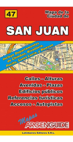 Mapa De San Juan Ciudad Argenguide