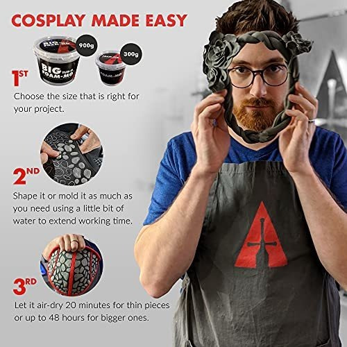 Arcilla Polimètrica Cosplay Apprentice - Foam-mo, Foam Clay