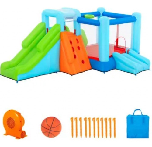 Brincolín Inflable Para Niños Bestway Parque Gigante Tobogán