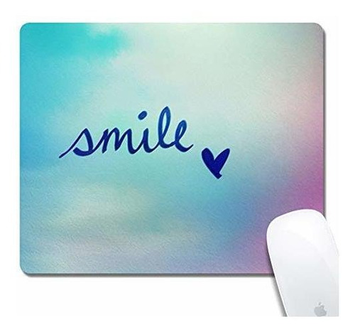 Pad Mouse - Mouse Pad With Stitched Edges,smile Heart Custom