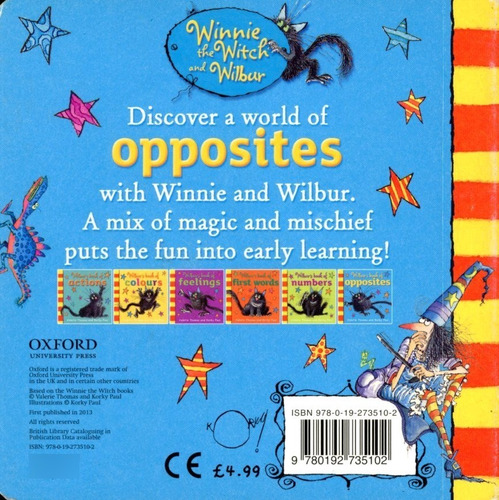 Wilbur's Book Of Opposites - Thomas Valerie