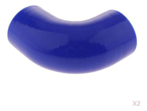 2 Piezas 90 Grados 3 Pulgadas / 76 Mm Tubo De Silicona Codo