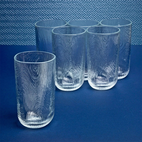 Set X 6 Vaso Vidrio 355 Cc Agua Tragos Pasabahce Linden