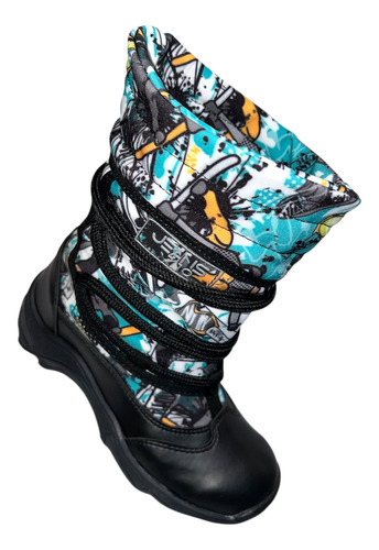 Botas Niños Pre Ski Nieve Termica Impermeable - Jeans710 30
