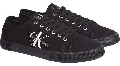 Zapatilla Essential Vulcanized 1 Negro Hombre Calvin Klein