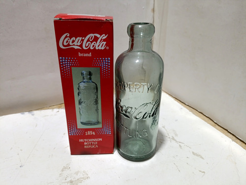 Antigua Botella De Coca Cola Replica 1894 Hutchinson (Usado)