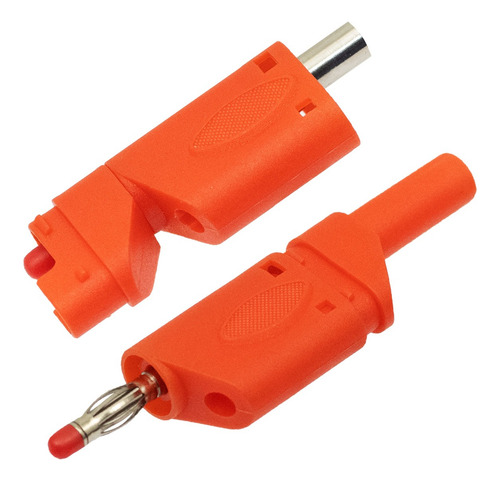 Plug Banana Encapsulada Negro/rojo Bj-01r/n Opalux Mihaba