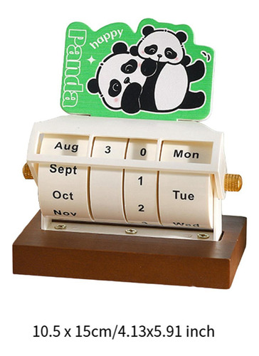 Calendario De Escritorio Giratorio, Calendario De Verde