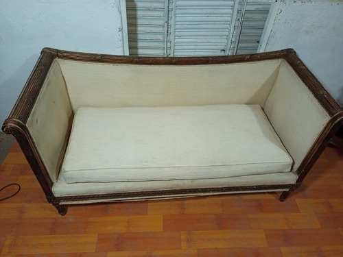 Sillon Frances Antiguo Xvi Tallado Divan (Usado)