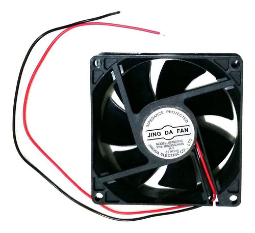 Imagem 1 de 4 de Micro Ventilador Cooler Ventoinha 80x80x25mm 24v Chocadeira