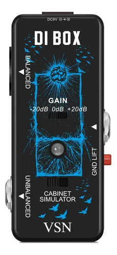 Di Box Guitar Pedal For Direct Box Signal Converter Mat...