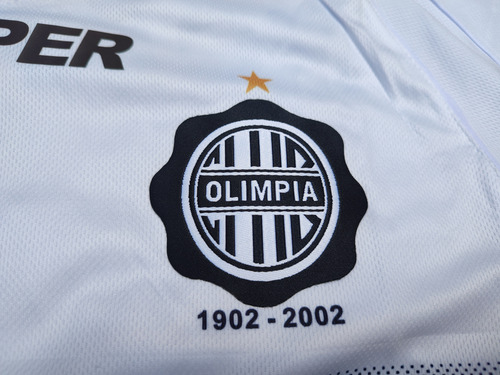 Jersey Olimpia De Paraguay Retro Centenario Blanca
