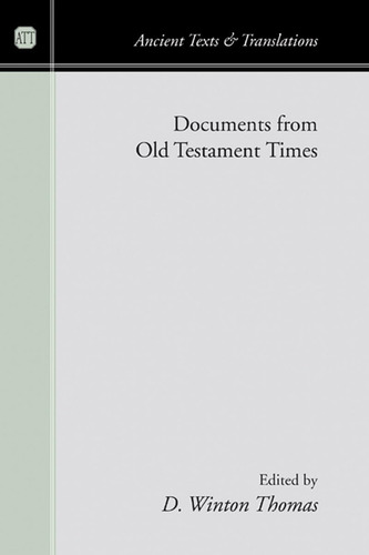 Libro: Documentos De La Época Del Antiguo Testamento (textos