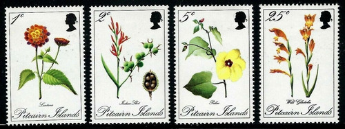 Flores - Islas Pitcairn - Serie Mint 