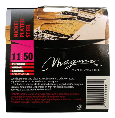 Magma Ge160n Encordado Para Guitarra Electrica 011 - 050