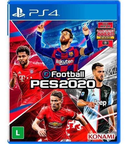Pes 2020 Ps4 Mídia Fisica Pronta Entrega + Nf