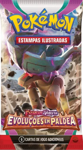 Jogo De Cartas Pokémon Evoluções Em Paldea Com 6 Copag - Atacado Dosul