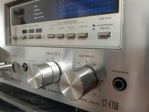 Hermoso Tape Deck Pioneer Ct-f750 Divino Cassette Permuto