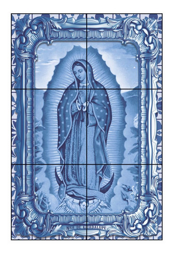 Imagens De Nossa Senhora De Guadalupe Quadro 100% Em Azulejo