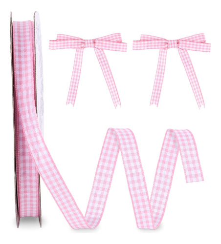 Cinta De Cuadros Rosados, 50 Yardas, Cinta De Cuadros De Búf