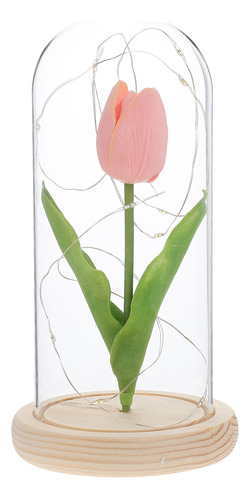 Decoración De Lámpara Con Adorno De Tulipán