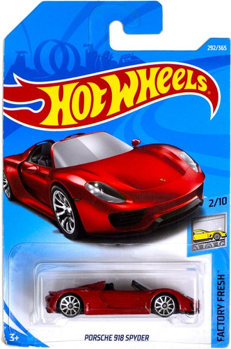 Hot Wheels Escala 1:64 #292 Porsche 918 Spyder F. Fresh 2/10