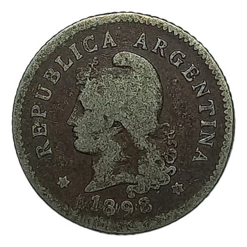 Argentina - 10 Centavos 1898 - Cj 92 (ref 154)