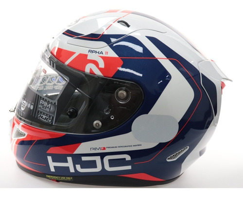 Capacete Hjc Rpha 11 Chakri Azul Vermelho