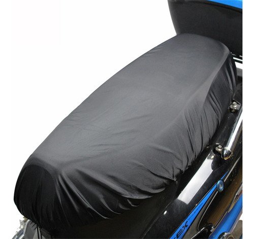 Funda De Asiento De Motocicleta Universal A Prueba Negro M
