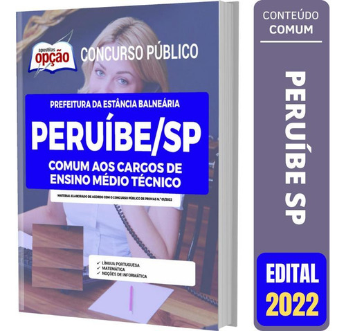 Apostila Concurso Peruíbe Sp - Comum Ensino Médio Técnico