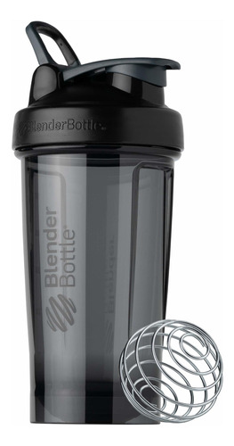 Blenderbottle Pro Series Agitador Botella, 24 Onzas, Negro