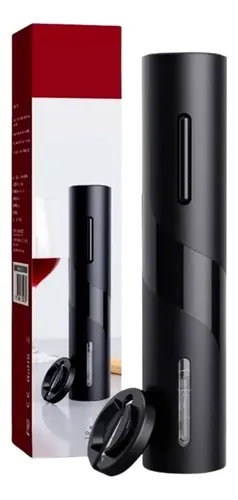 Eletric Wine Opener Abridor de Garrafa 25cm preto