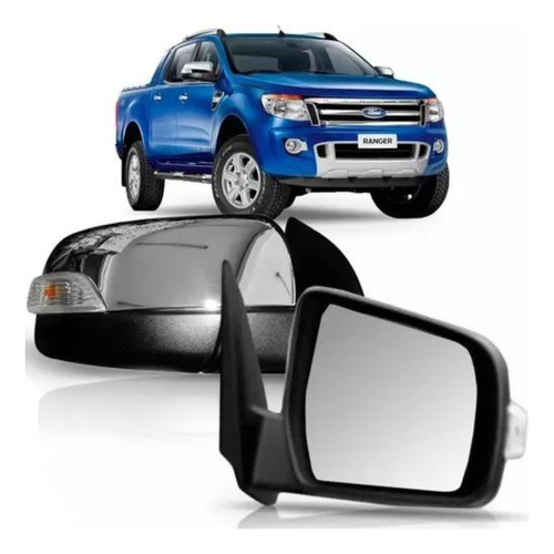 Espejo Retrovisor Ford Ranger 2013 Al 2023 Derecho Original 