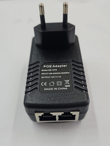 50x Fonte Poe 100-240vac 50/60hz Voltagem De Entrada 15v 1a