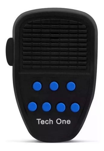 Imagem 4 de 6 de Sirene Automotiva 7 Tons Tech One Microfone Policia Bombeiro