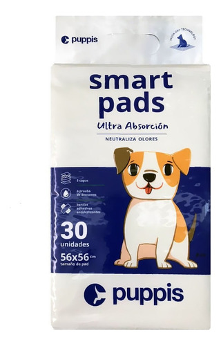 Tapetes Absorbentes Puppis Smart Pads 30 Un