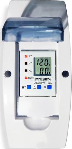 Kit 110v Protector Voltaje Digital Termomagnetico Jvtronic 