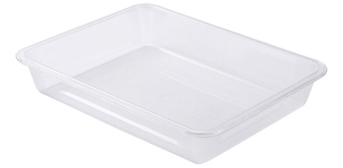 Ensalada Fría En Plato Rectangular Transparente De Verduras