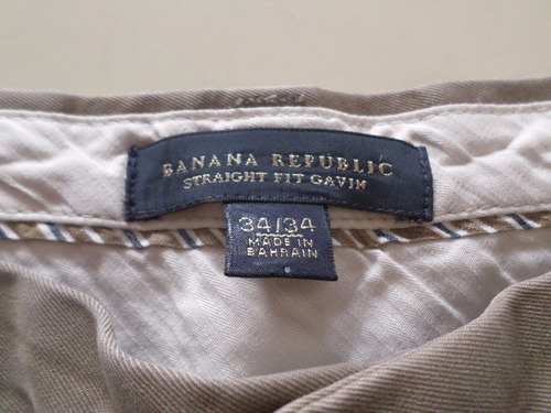 Pantalon Banana Republic Talle 34 / 44 Gabardina
