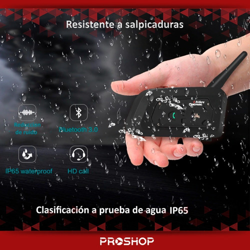Imagen 4 de 10 de Intercomunicador Bluetooth Kit Manos Libres Casco Moto Modelo Nuevo