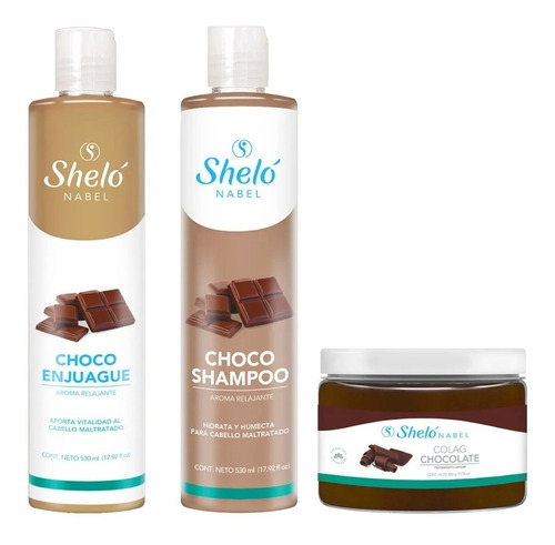 Tratamiento Cabello Maltratado, Chocolate Colag Shelo Nabel.