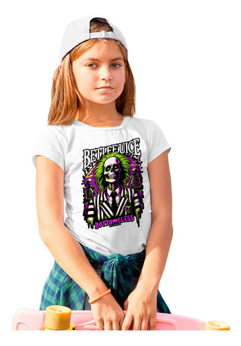 Playera De Manga Corta Con Estampado Beetlejuice T-shirts