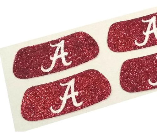 Alabama Crimson Tide Ncaa Glitter Eye Black Strips, Perfecto