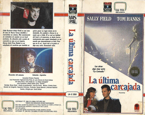 La Ultima Carcajada Vhs Sally Field Tom Hanks John Goodman