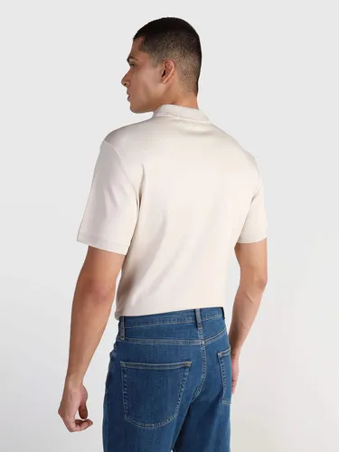 Polera Smooth Slim Beige Calvin Klein