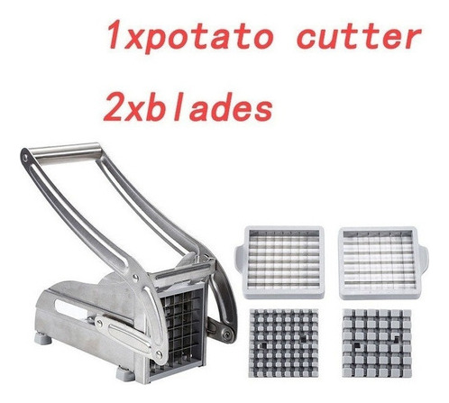 Cortador Manual De Papas Fritas Máquina De Cortar Patatas Re