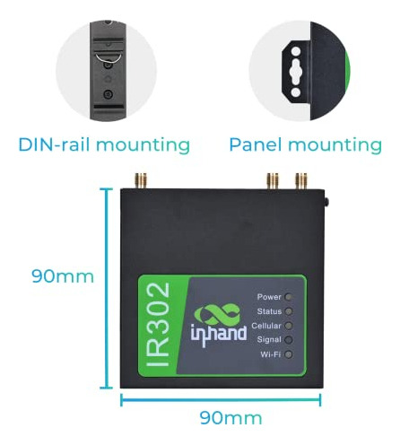 Enrutador Inhand Ir302 4g Lte: Iot, Doble Sim, Wi-fi, Vpn