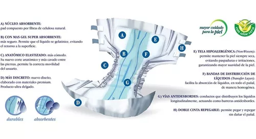 COMODÍN Pañal Ultra elastizado (M al EG)