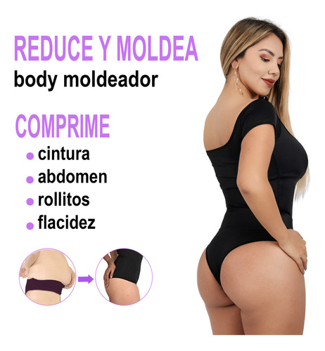 Body Faja Moldeador De Alta Compresión Con Mangas