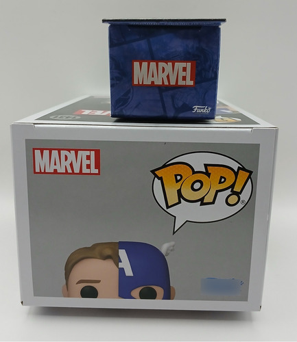 Funko Pop Steve Rogers Capitán América 1431 Y Llavero (Usado)